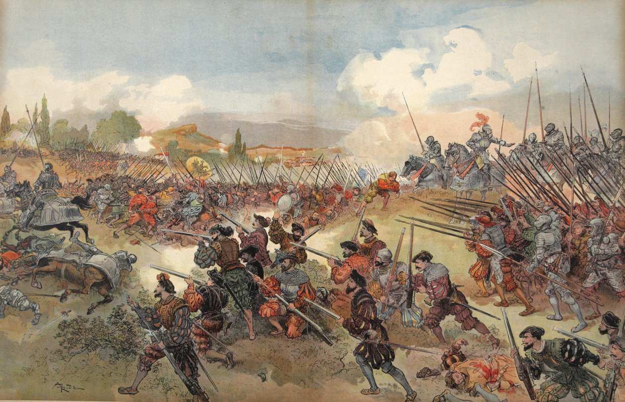 La bataille de Cérisoles, illustration de 