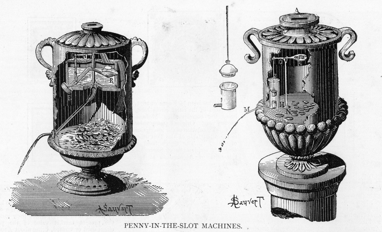 Distributeurs automatiques anciens et modernes - Albert Sauvert
