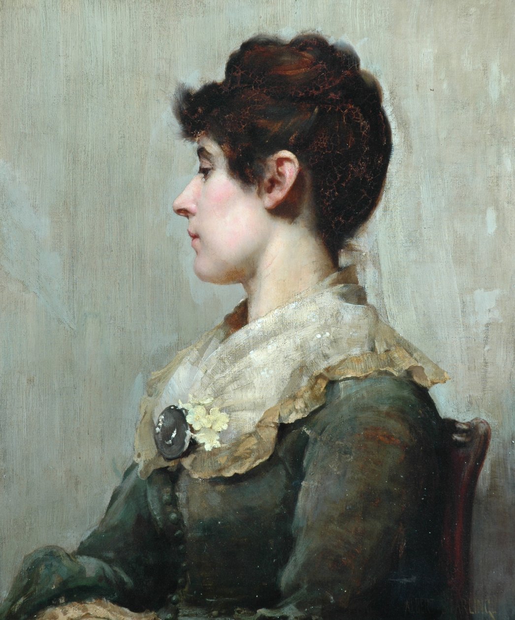 Portrait de profil d