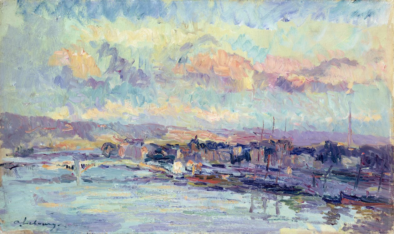 Vue de Paris - Albert Charles Lebourg