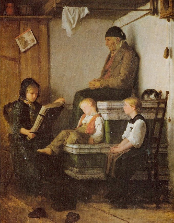 Dimanche Après-Midi - Albert Anker