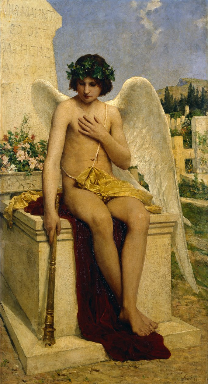 Le Génie de la mort - Albert Anker