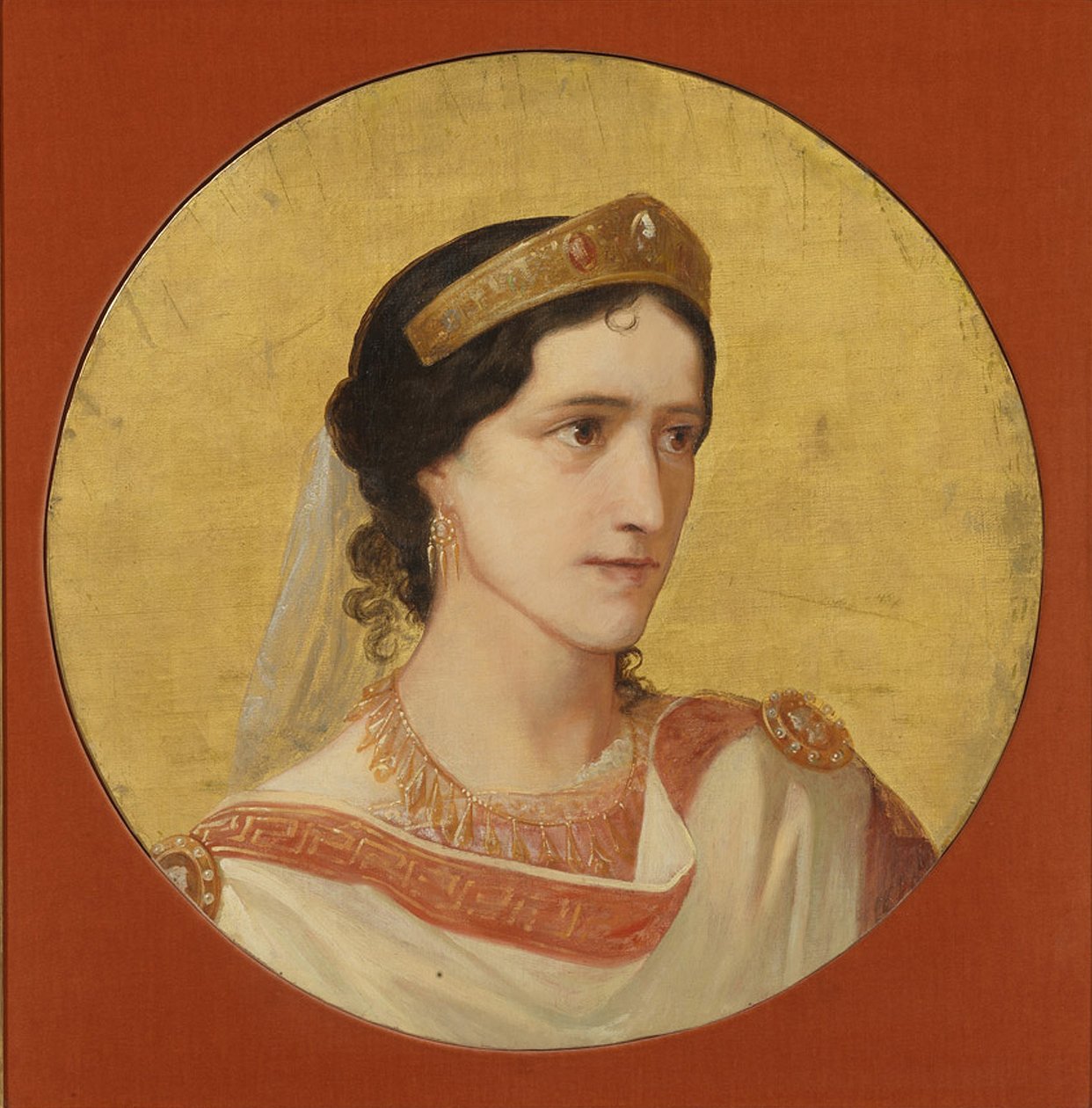 Élisa Rachel en Phèdre - Albert Anker