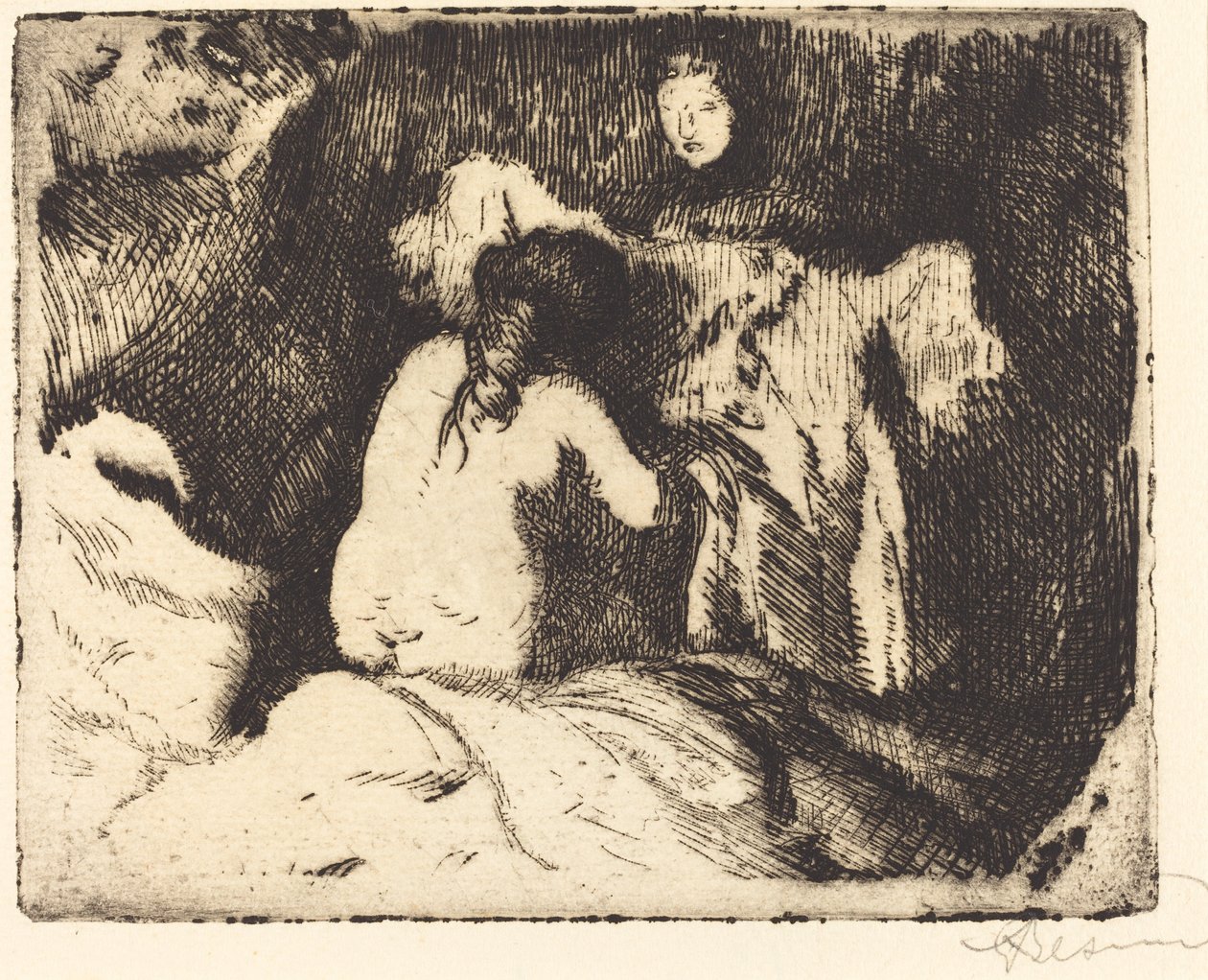 Le lever - Albert Besnard