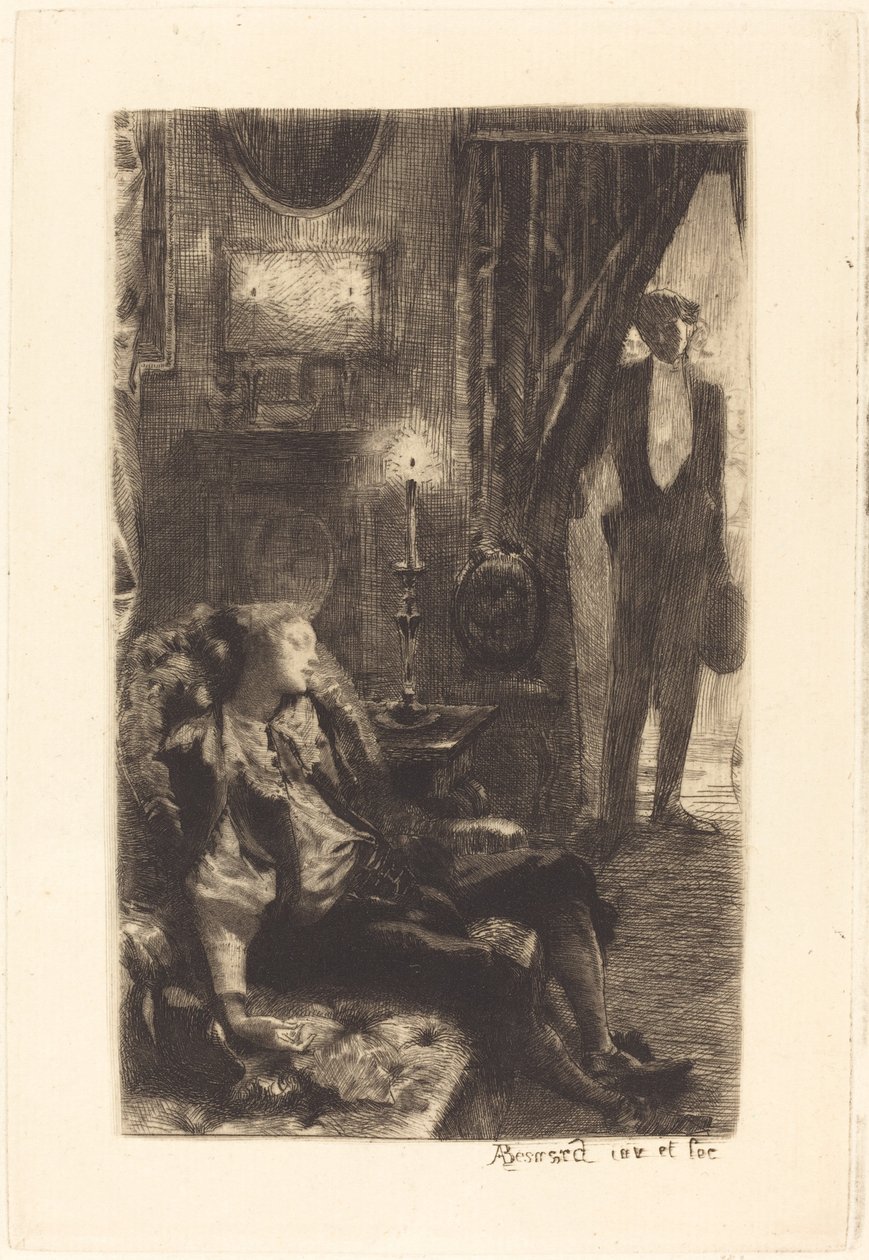 Iza endormie - Albert Besnard
