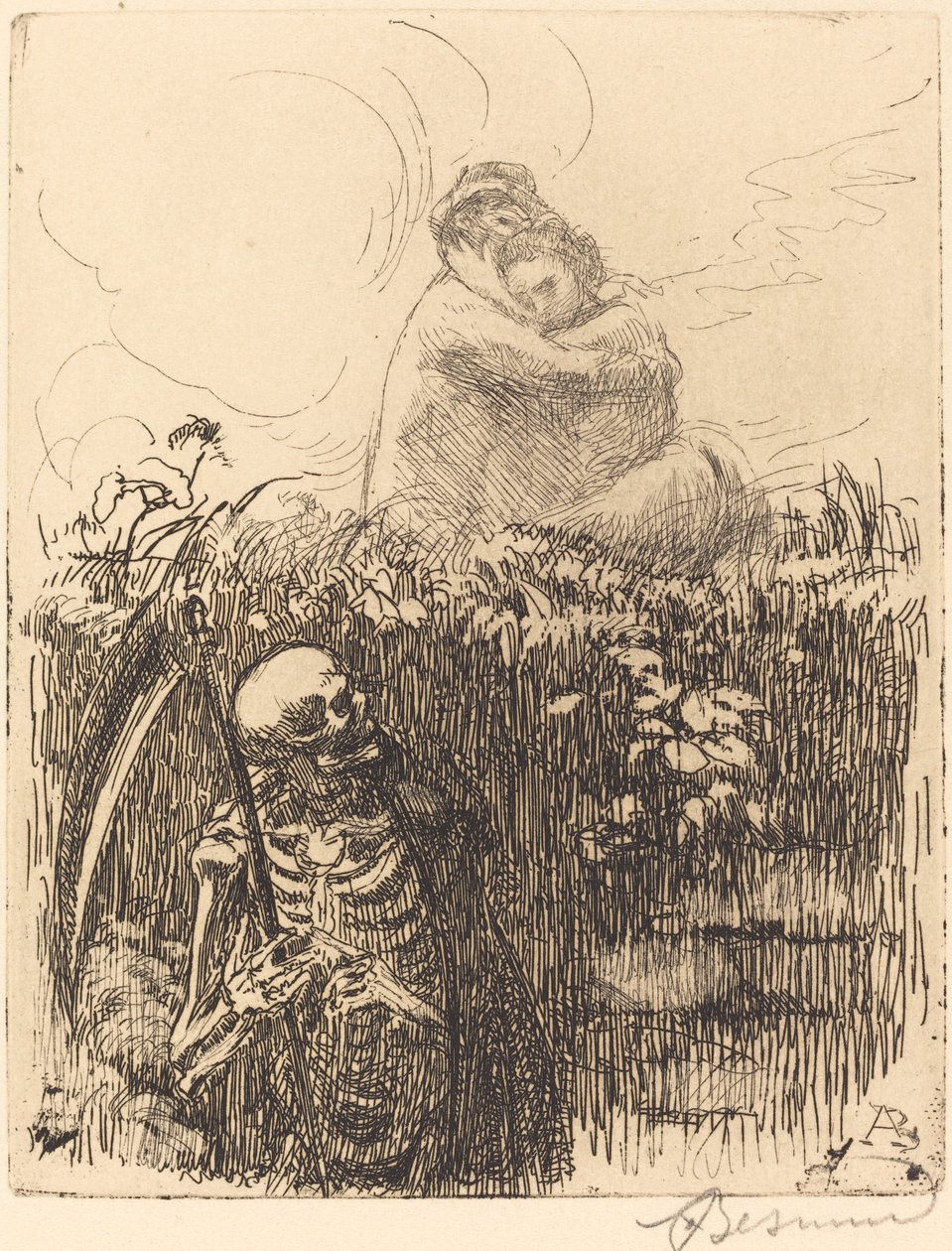 Aux aguets - Albert Besnard