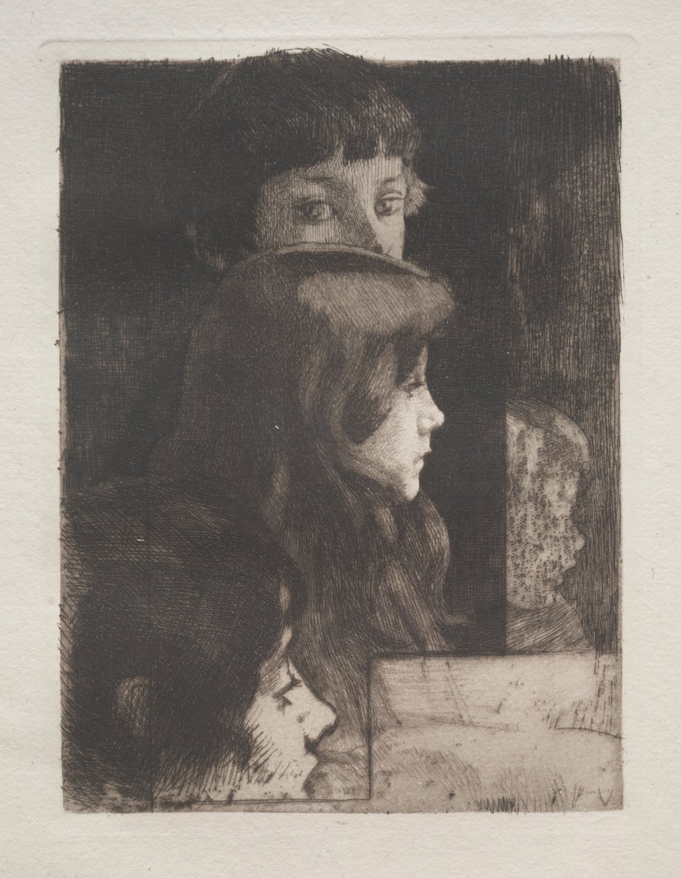 Étude de têtes, 1899 - Paul Albert Besnard