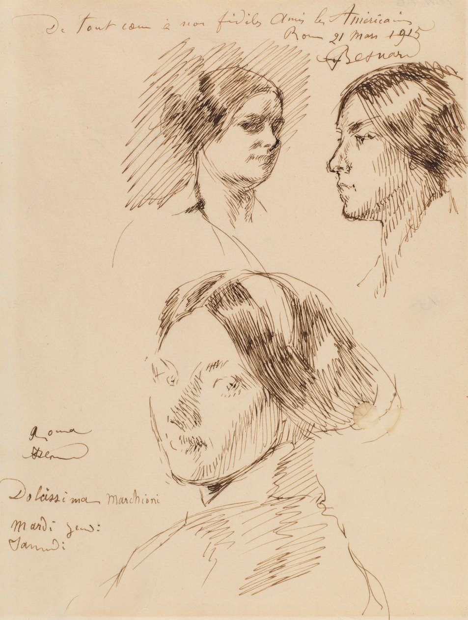 Trois portraits de femme - Albert Besnard