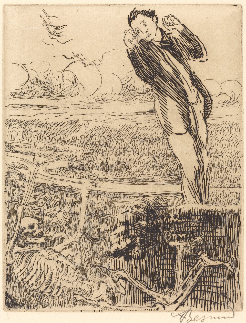 Le vertige - Albert Besnard