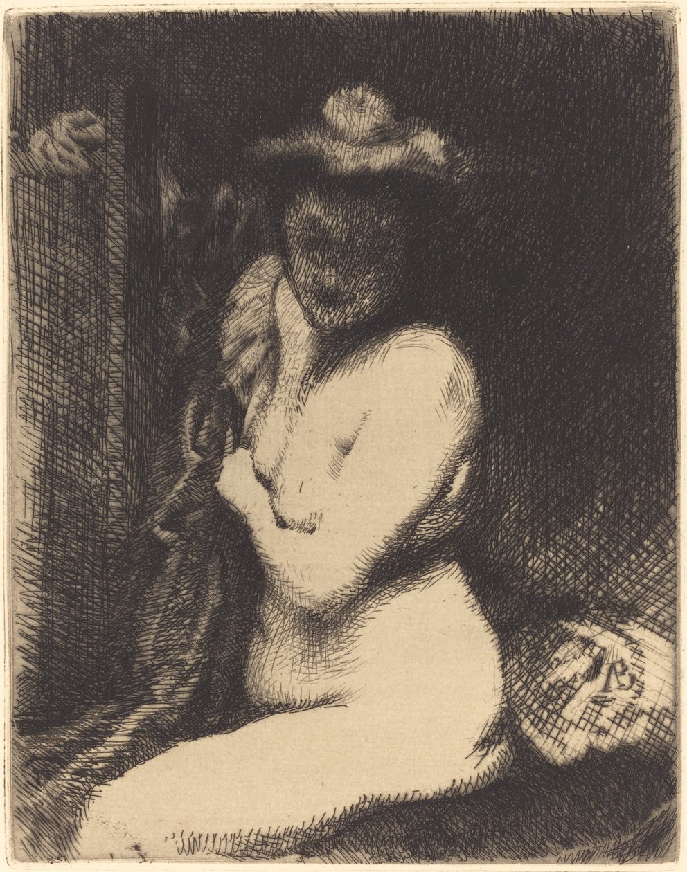 Femme à sa toilette - Albert Besnard