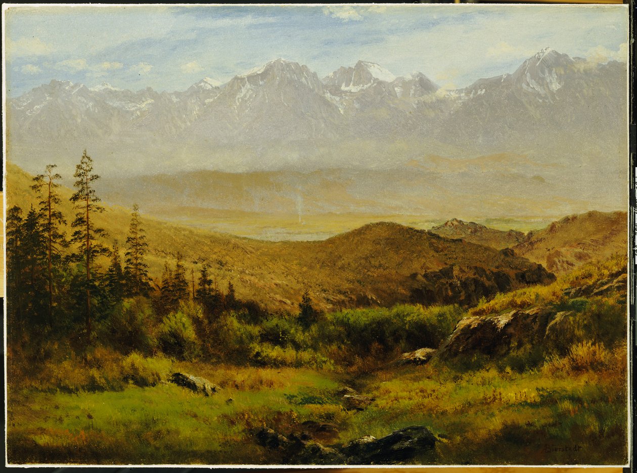 Dans les contreforts des Rocheuses - Albert Bierstadt