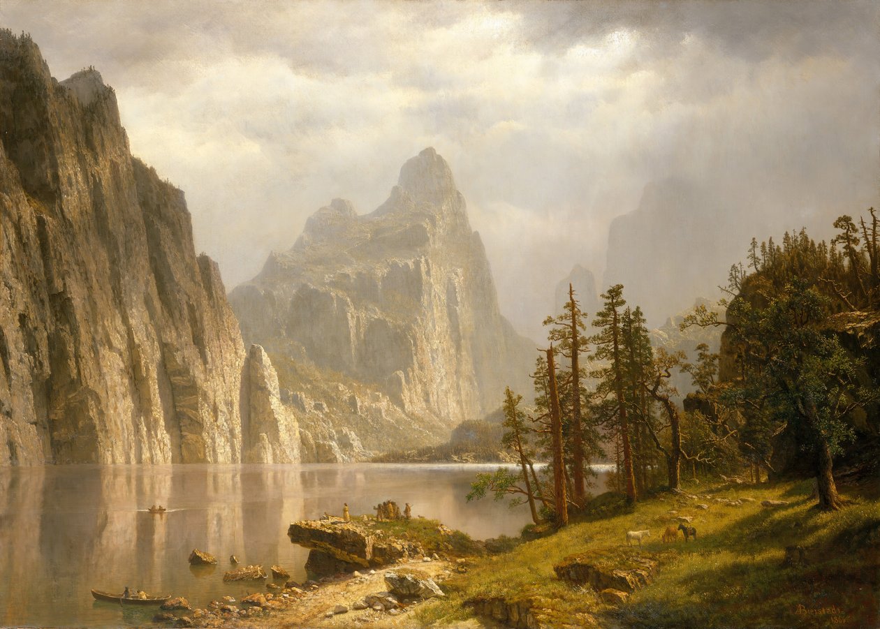 Rivière Merced, vallée de Yosemite, 1866 - Albert Bierstadt