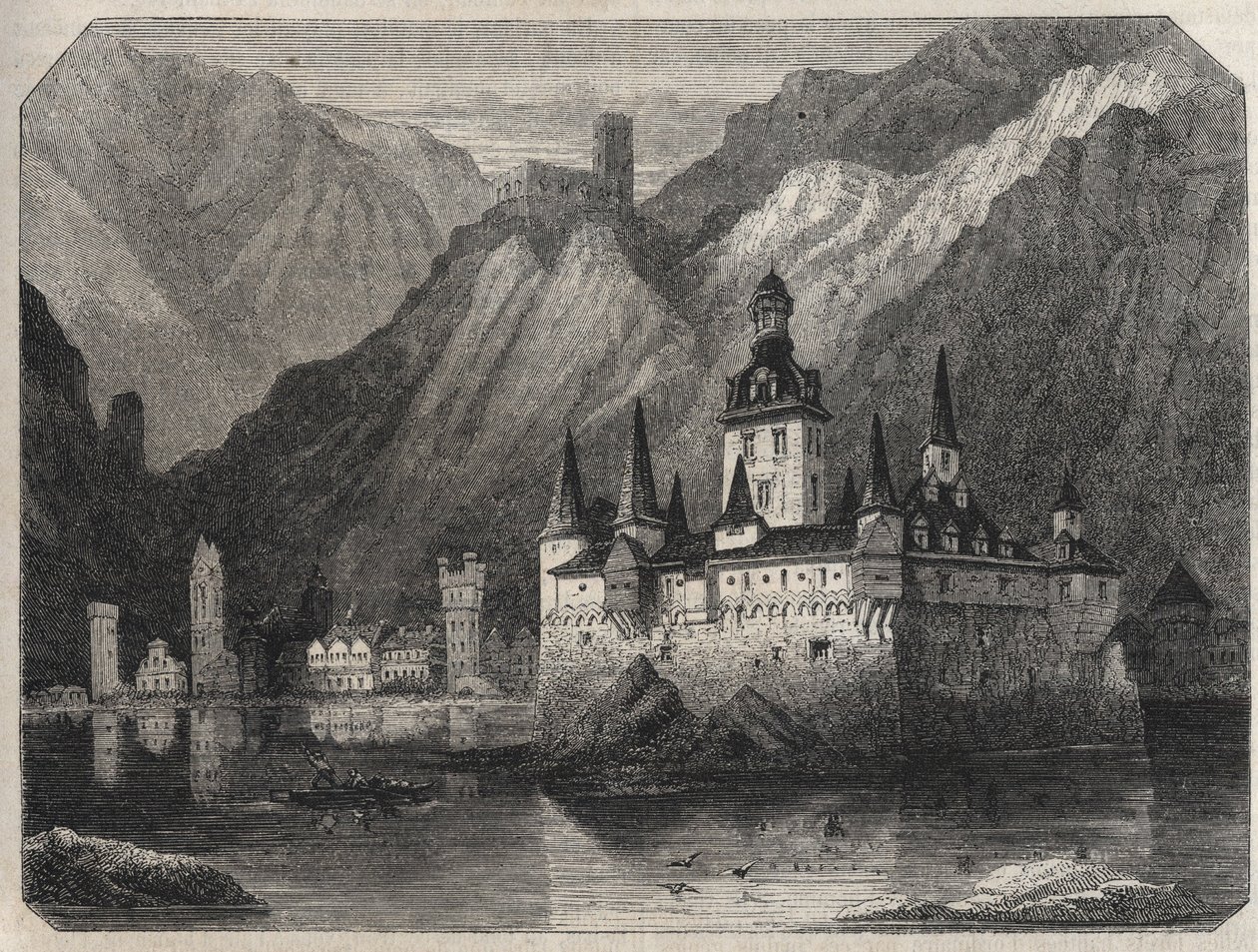 Vue extérieure du Pfalz - Albert Bligny