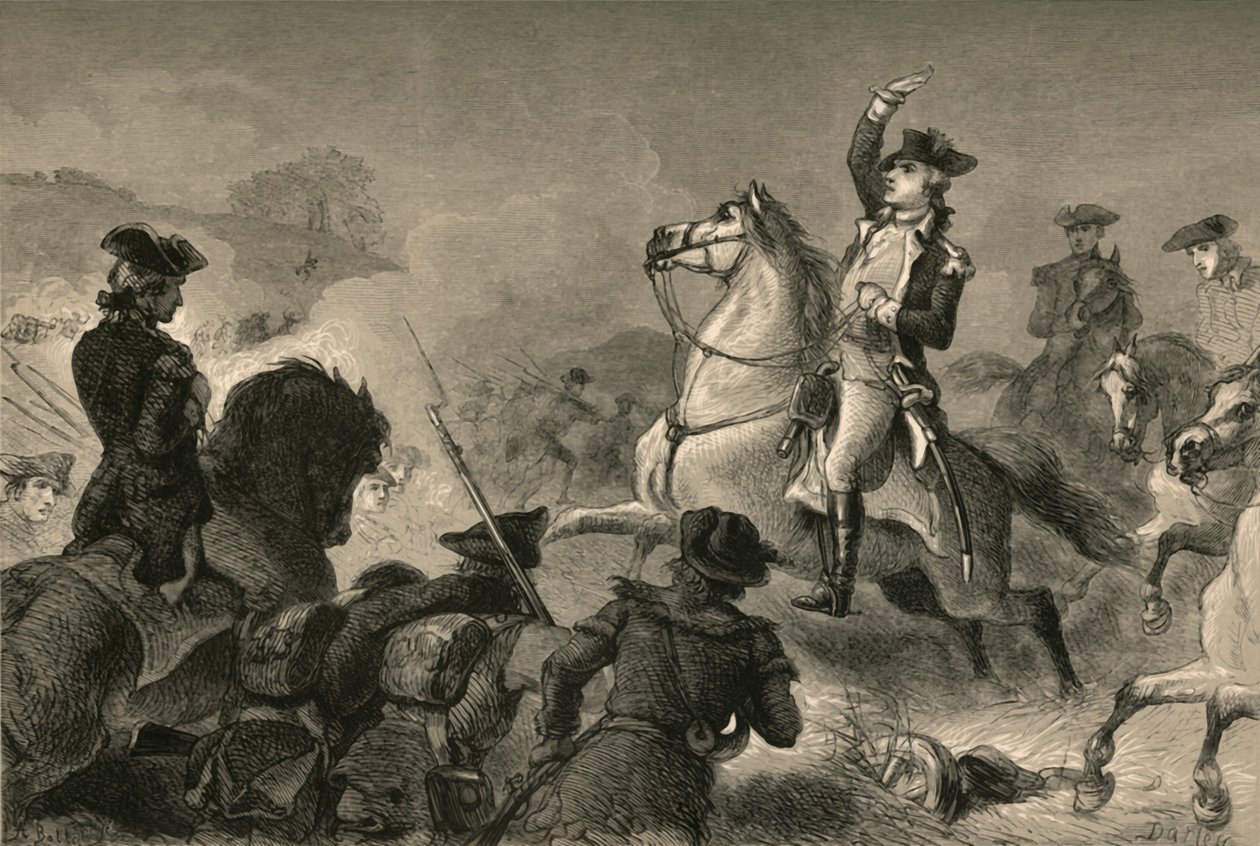 Washington à Monmouth - Albert Bobbett