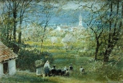 Bavino - Lac Majeur - Albert Goodwin