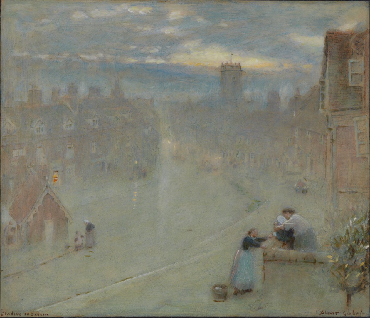 Bewdley sur Severn - Albert Goodwin