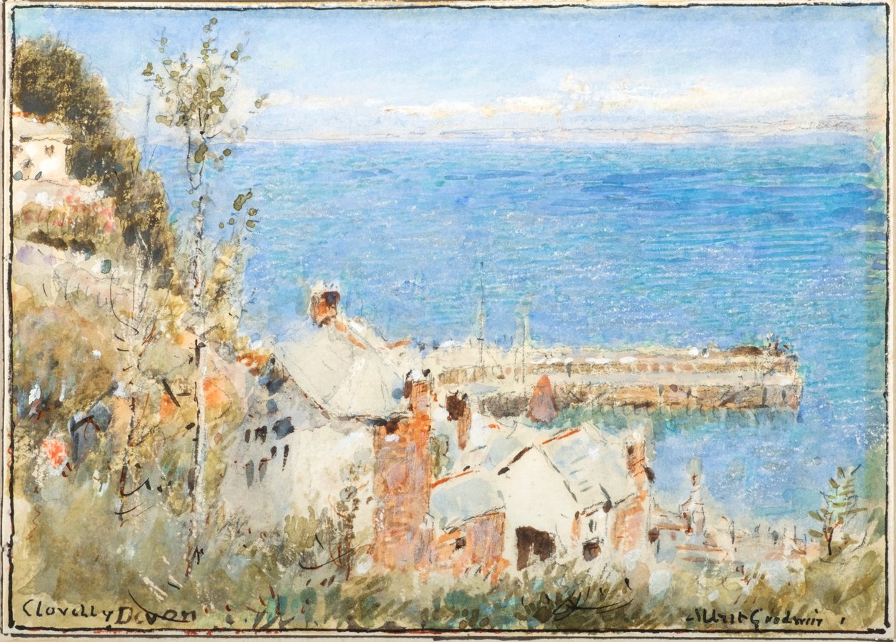 Clovelly, Devon - Albert Goodwin