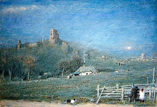 Château de Corfe - Albert Goodwin