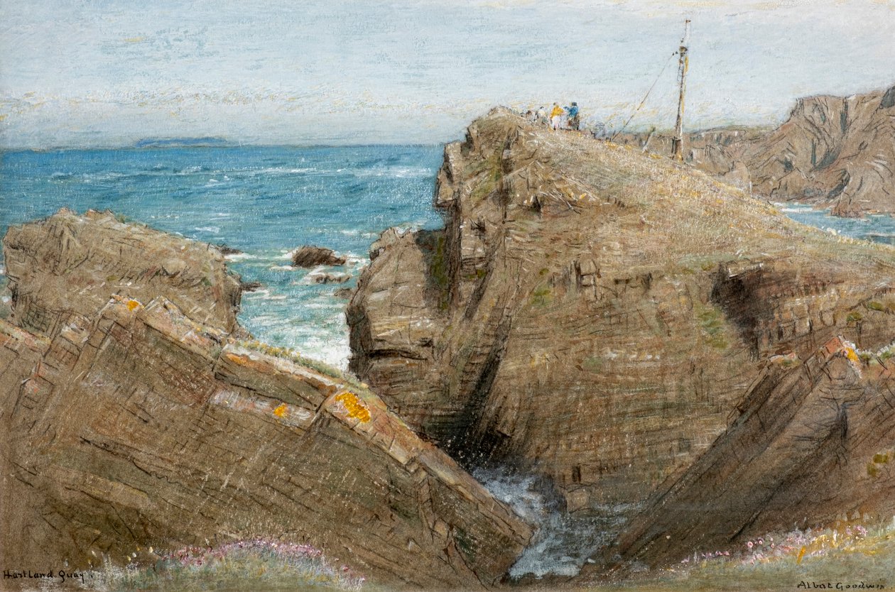Hartland Quay - Albert Goodwin