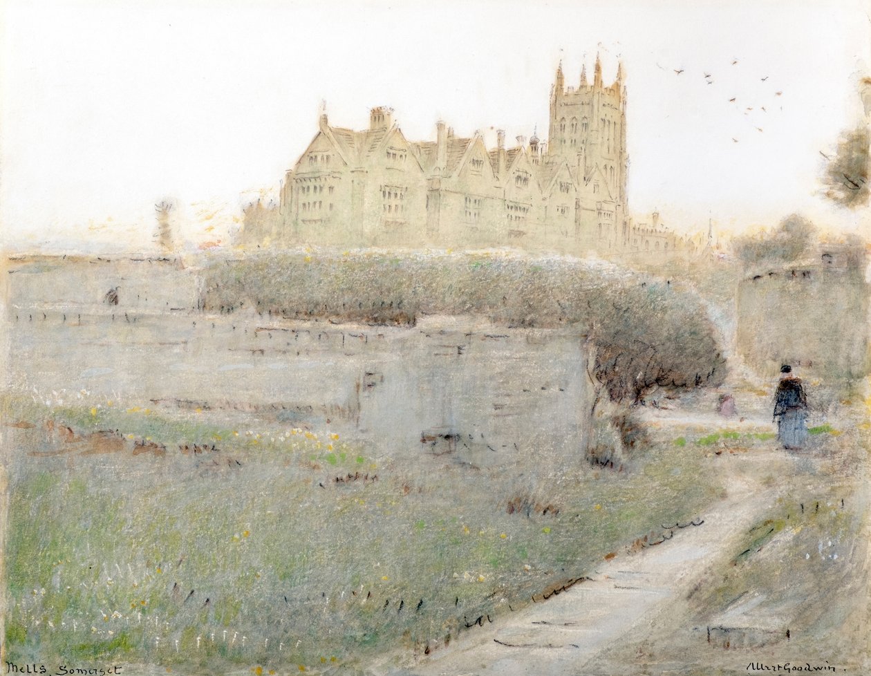Mells, Somerset - Albert Goodwin