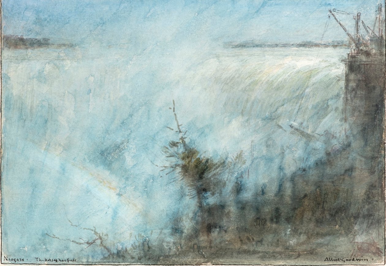 Niagara. La Chute en Fer à Cheval - Albert Goodwin