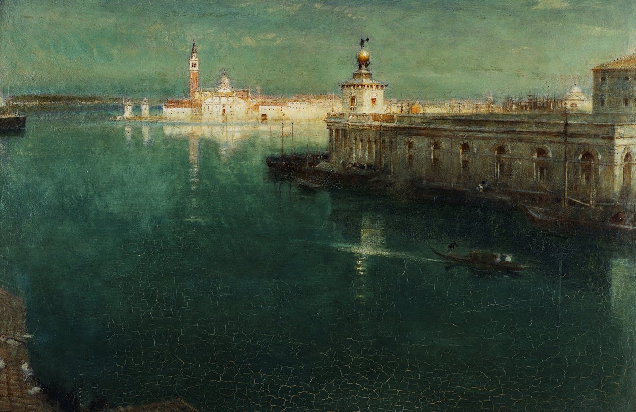 Saint Giorgio depuis les toits, 1905-1906 - Albert Goodwin