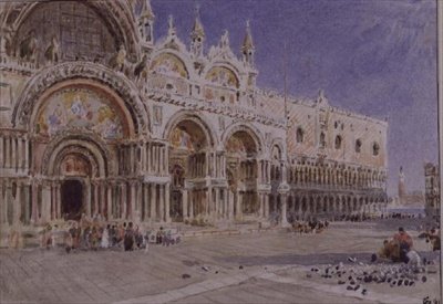 Basilique Saint-Marc, Venise - Albert Goodwin