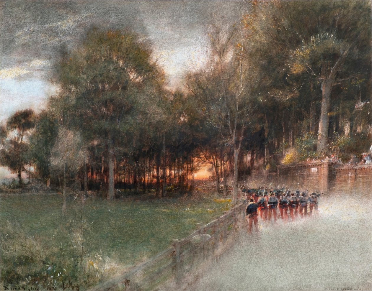 La route vers la "Gloire" - Albert Goodwin