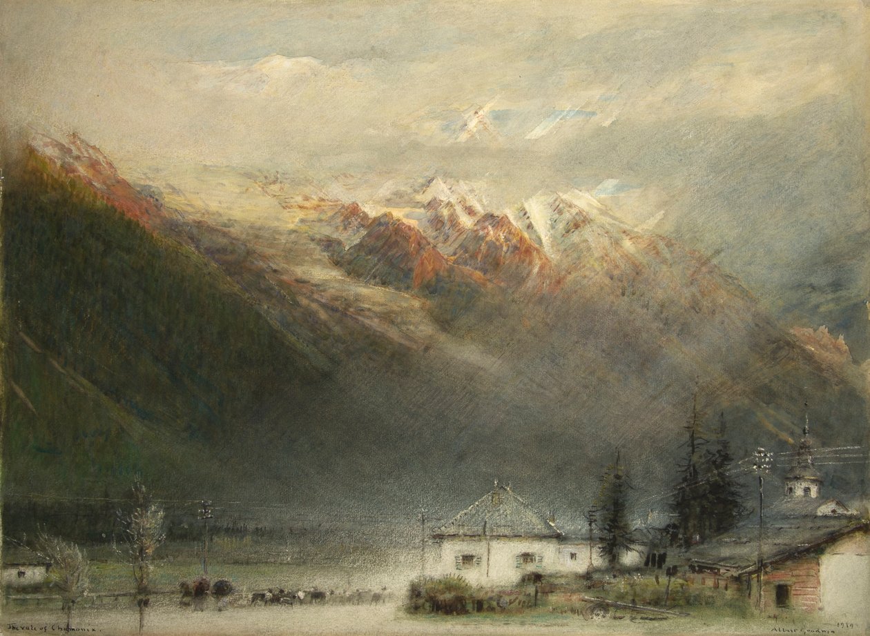 La Vallée de Chamonix - Albert Goodwin