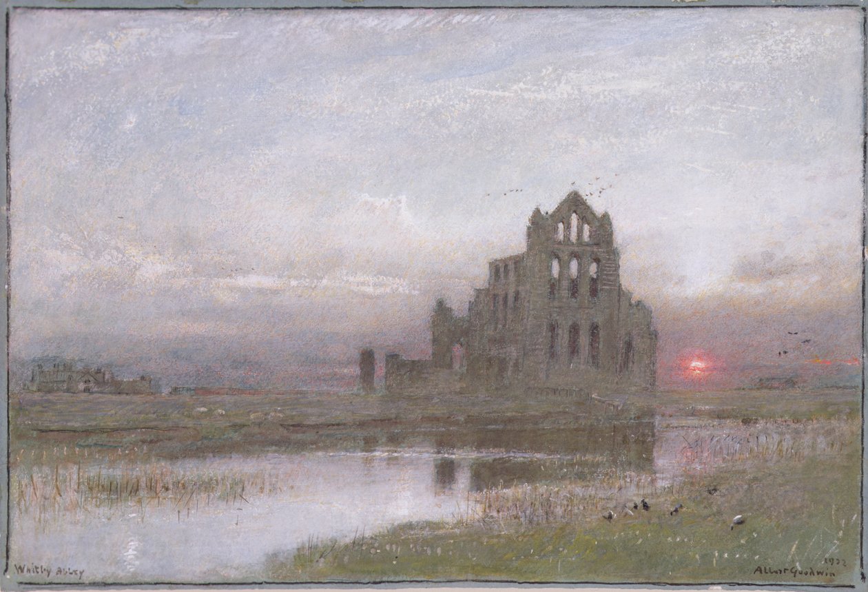 Abbaye de Whitby - Albert Goodwin