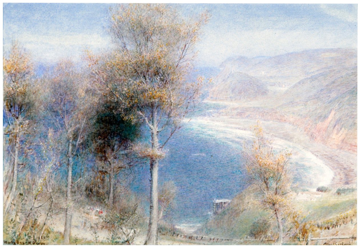 Woody Bay, Devon, 1905 - Albert Goodwin