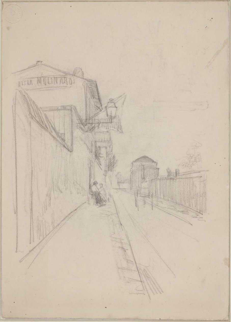 Une rue française - Albert Gottschalk