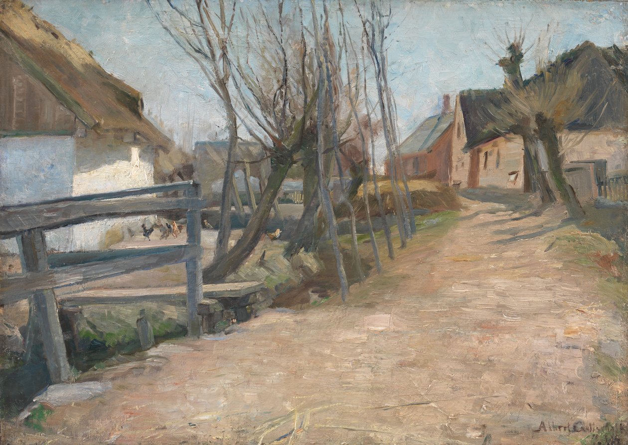 Jour de début de printemps à Glostrup - Albert Gottschalk