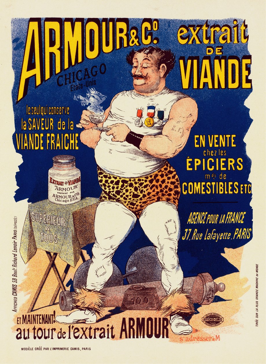 Armour & Co. Extrait de Viande, 1891 - Albert Guillaume