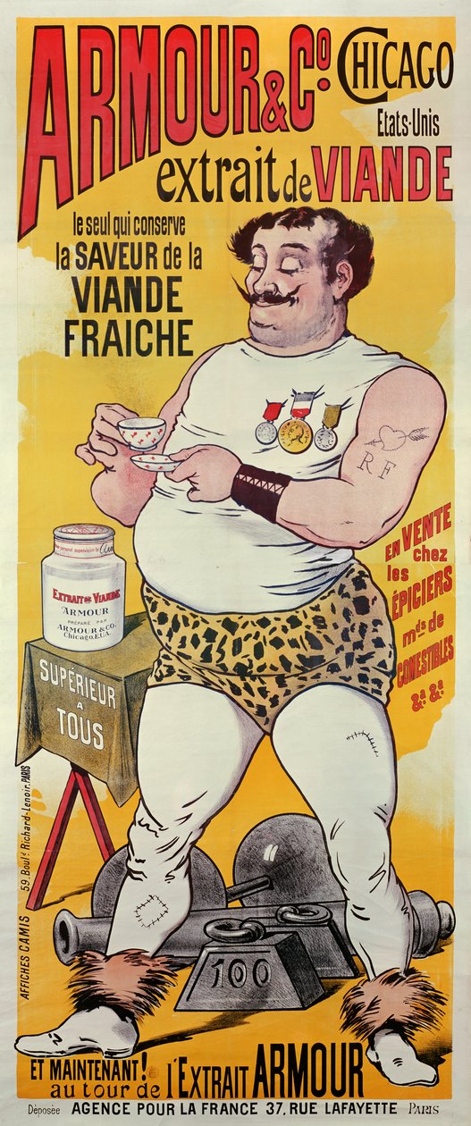 Armour and Co, Chicago (affiche) - Albert Guillaume