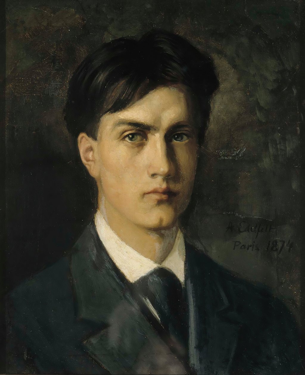 Autoportrait - Albert Gustaf Aristides Edelfelt