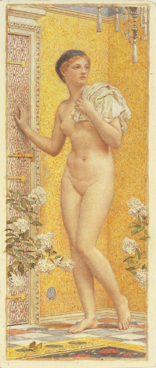 Une chambre jaune - Albert Joseph Moore