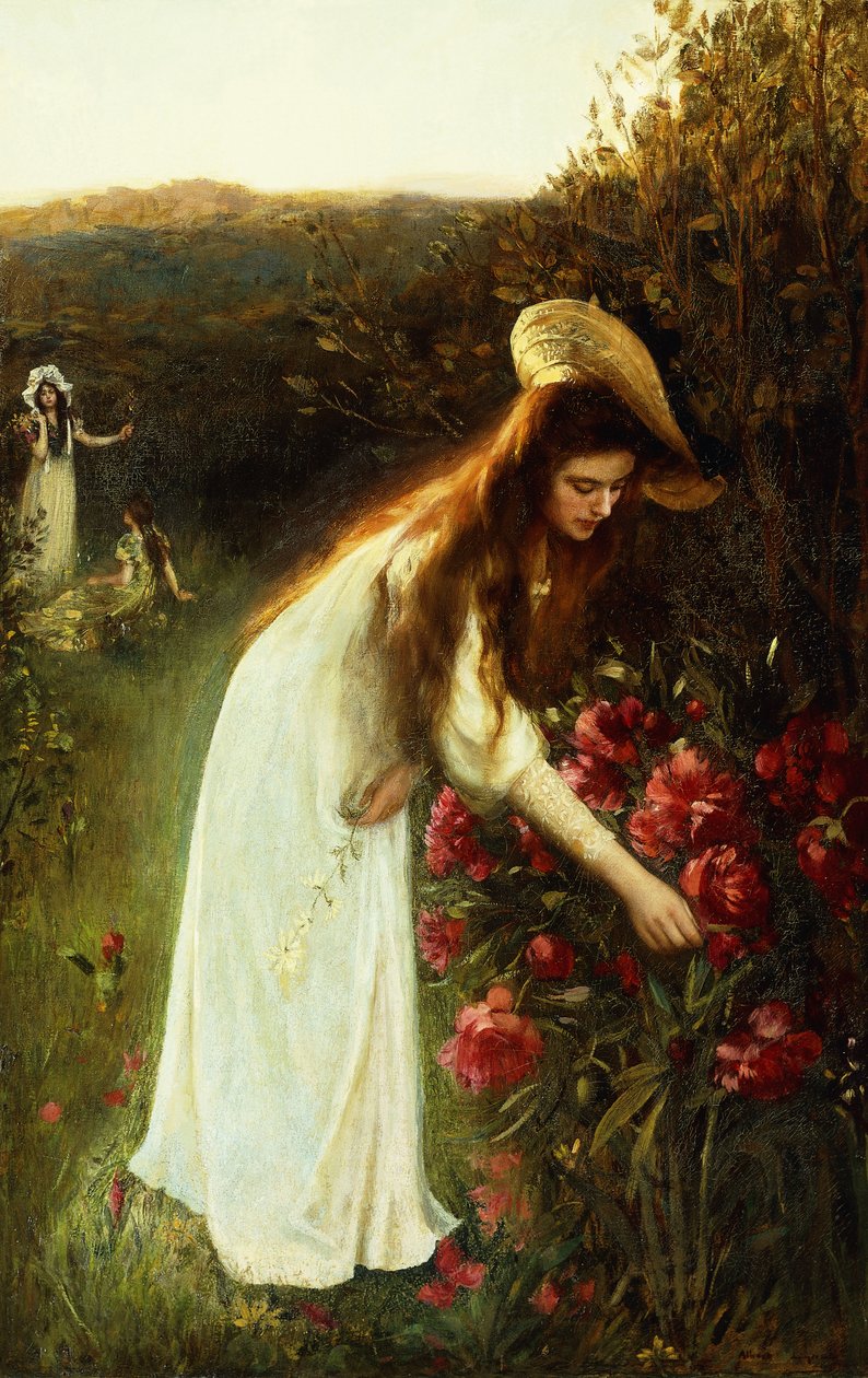 Cueillir des fleurs - Albert Lynch