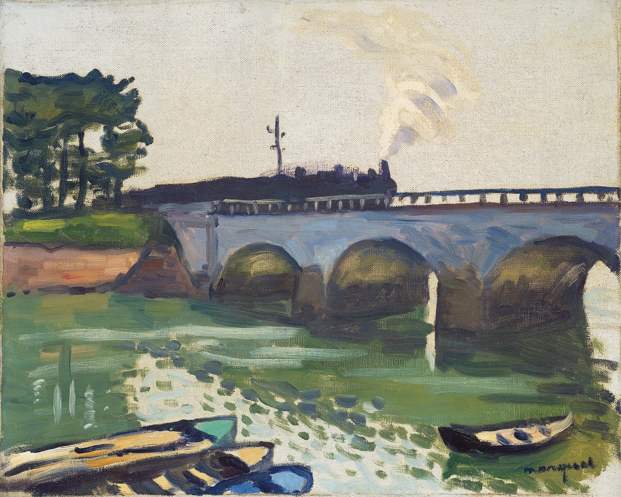 Pont à Saint-Jean-de-Luz - Albert Marquet