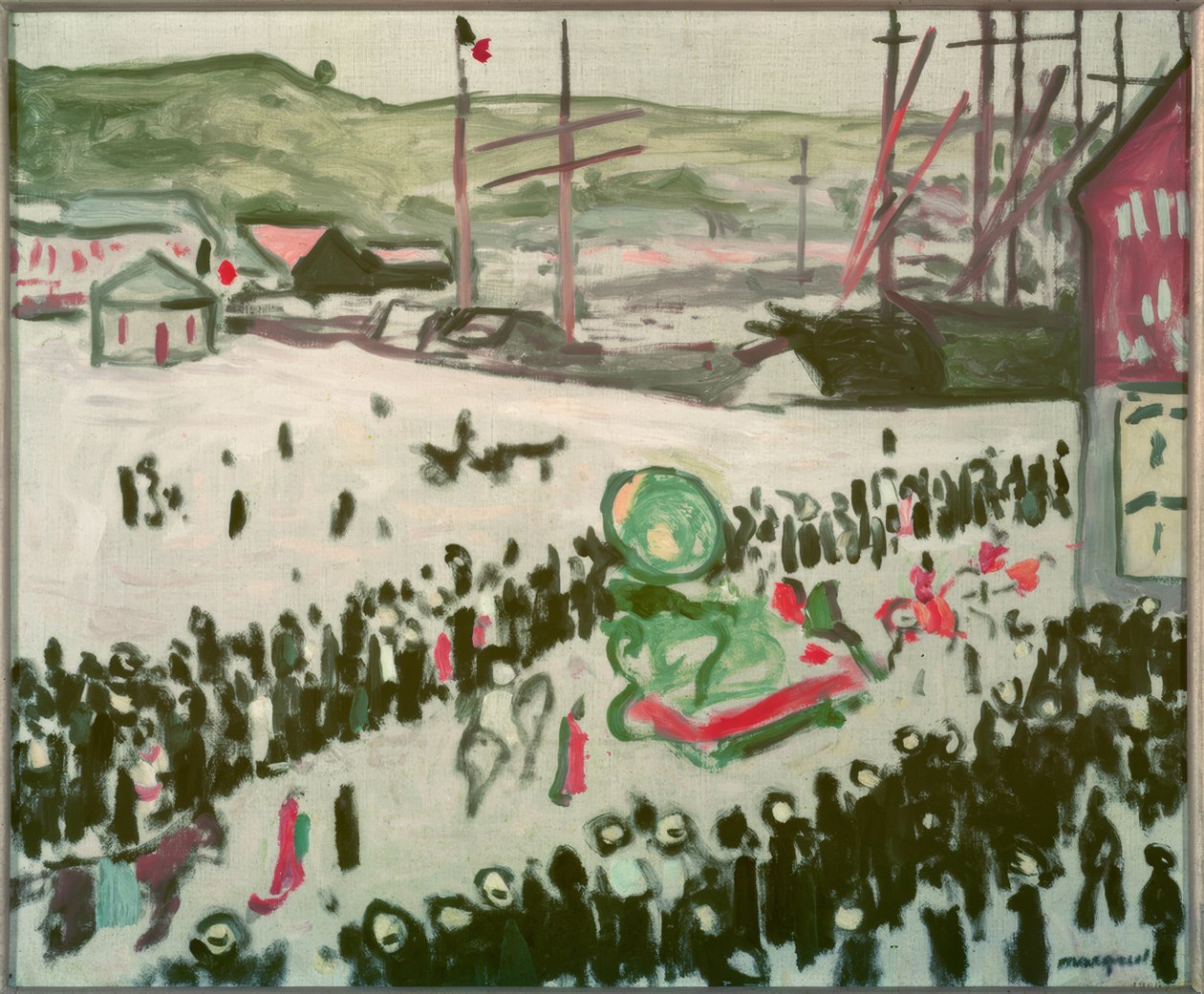 Carnaval sur la plage - Albert Marquet