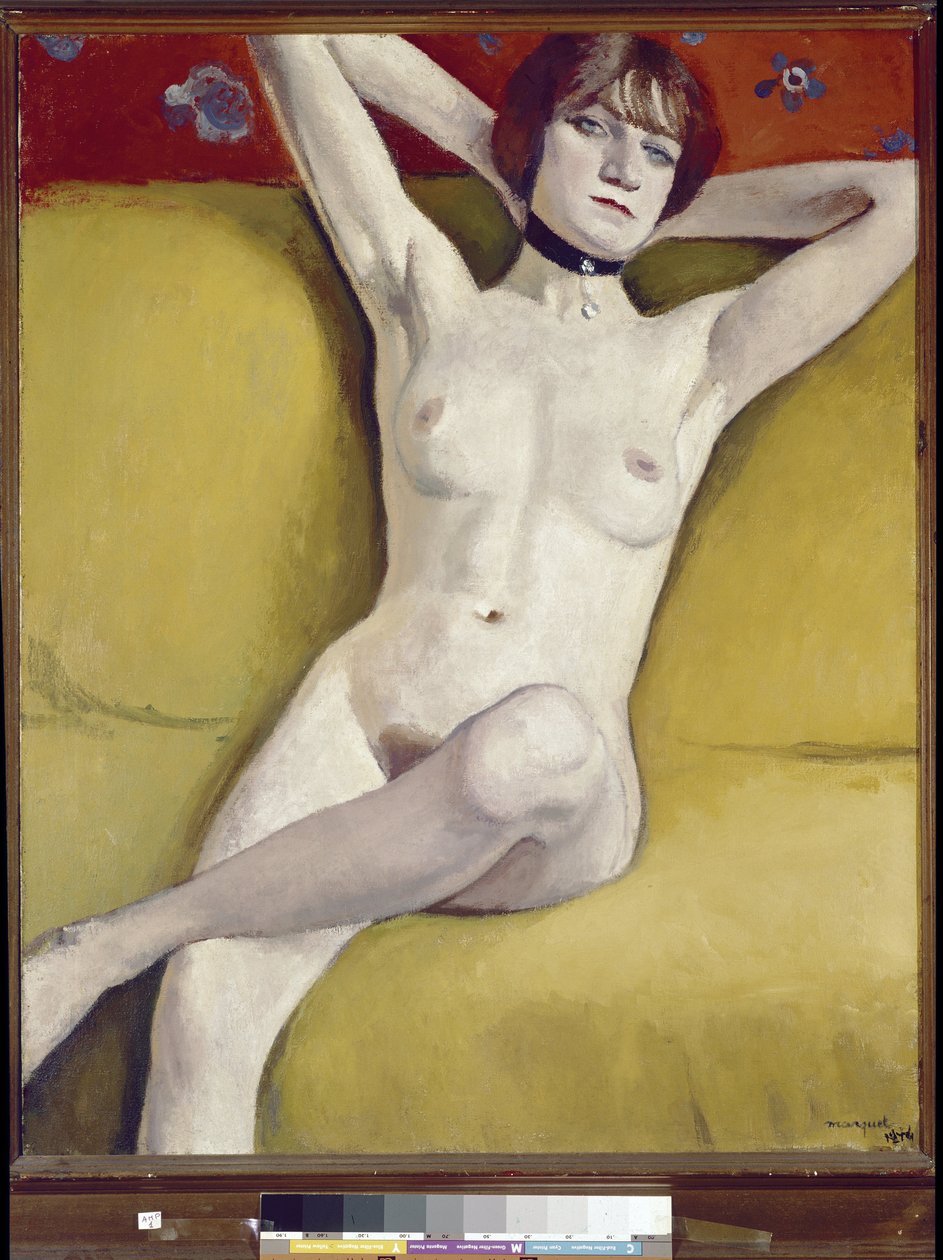 Nu sur le canapé - Albert Marquet