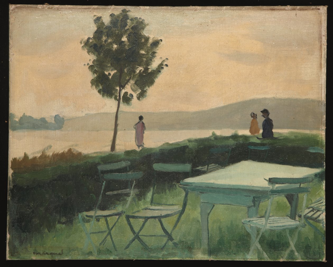 Terrasse à Vieux-Port - Albert Marquet