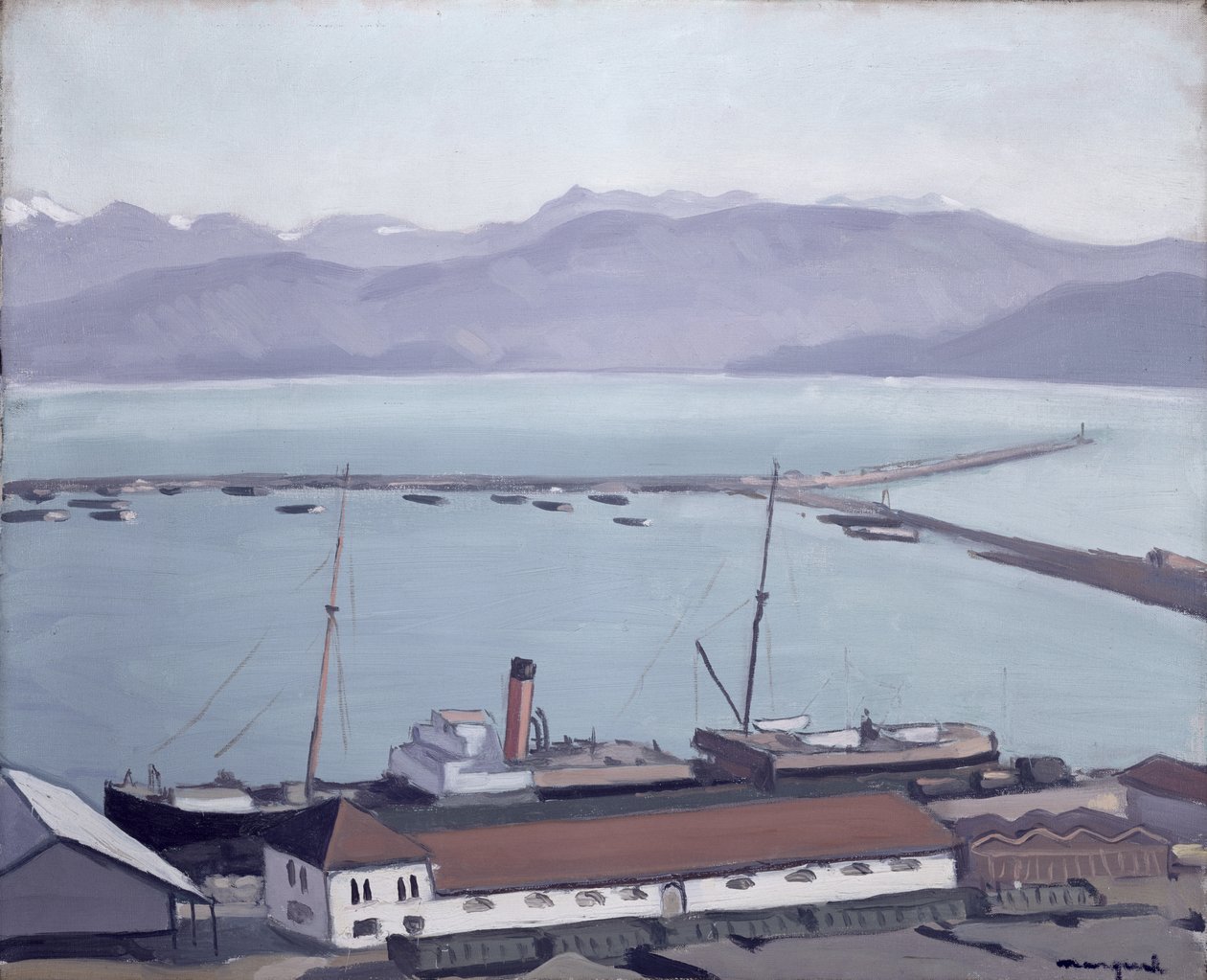 Vue à Bougie, Alger - Albert Marquet