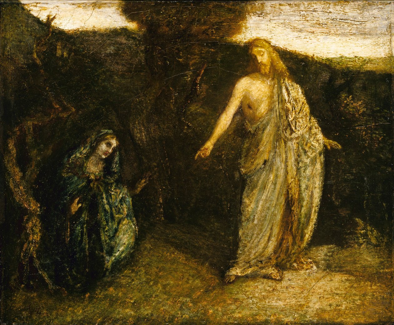 Le Christ apparaissant à Marie - Albert Pinkham Ryder