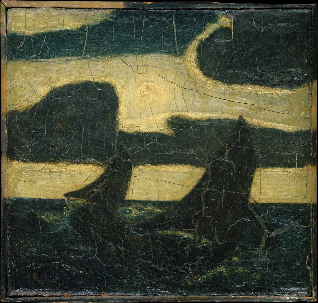 Marine au clair de lune, 1870-90 - Albert Pinkham Ryder