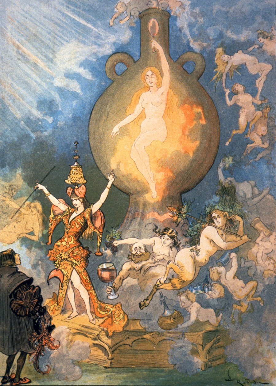 Le Cinquième Livre, c1900 (illustration) - Albert Robida