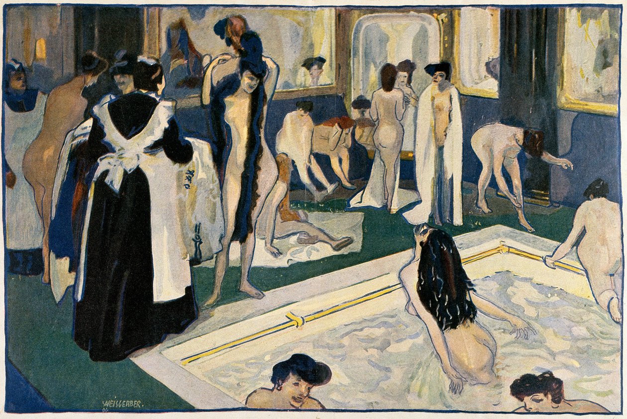 Salle de bain à Paris - Albert Weisgerber