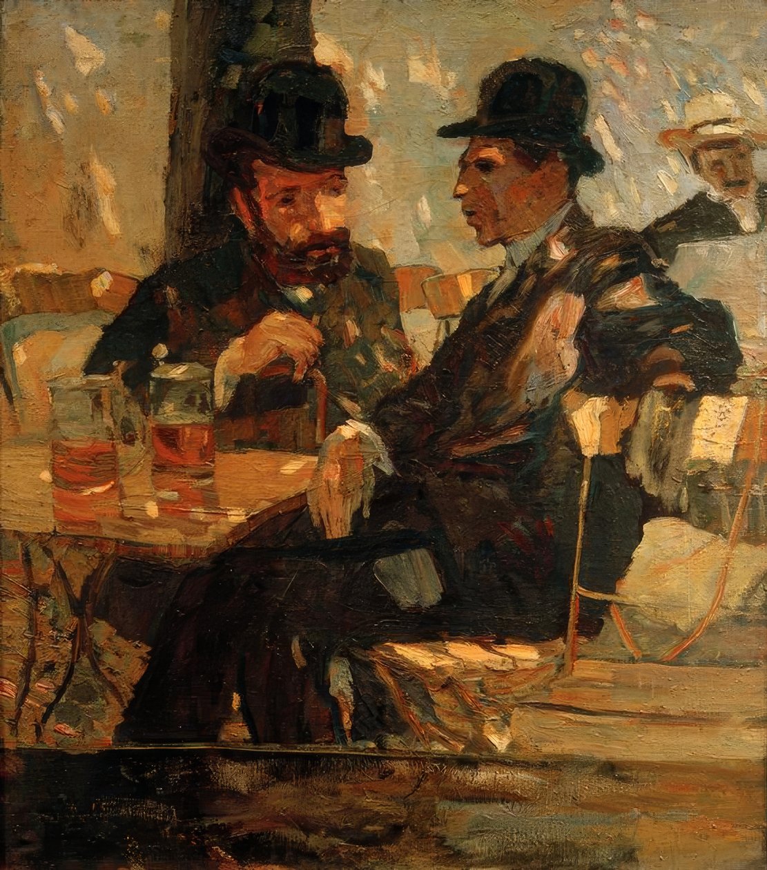 Dans le jardin de la bière - Albert Weisgerber