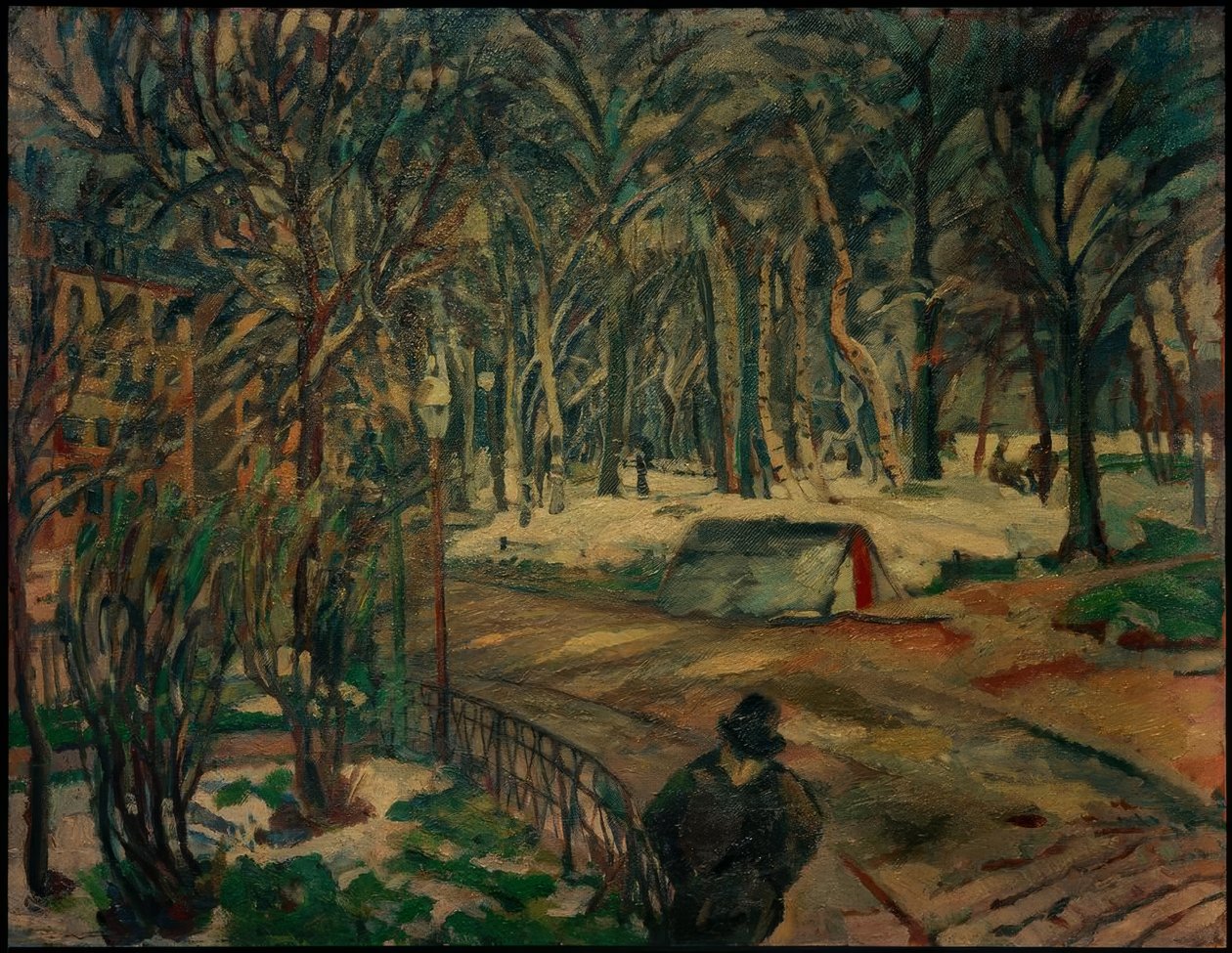 Dans le jardin anglais - Albert Weisgerber