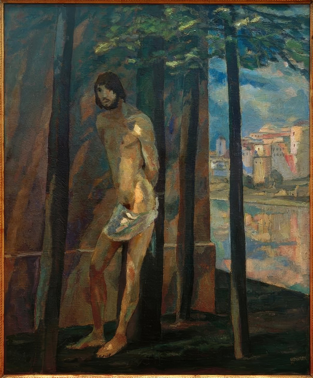 Sébastien au mur - Albert Weisgerber